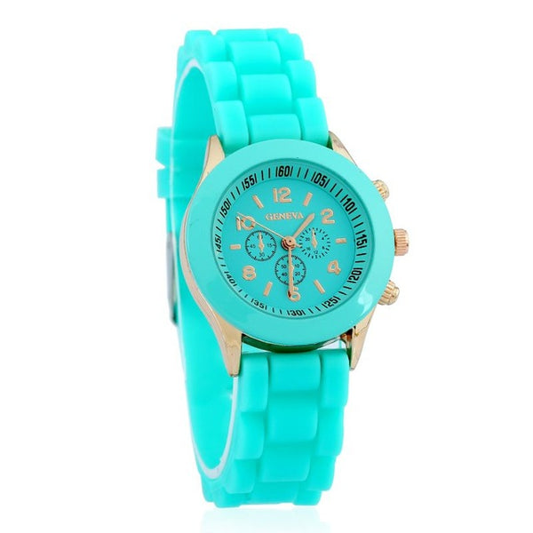 NEW High Quality MINI Women Geneva Watch Casual Silicone wristwatch woman casual dress watch New Fashion Girl