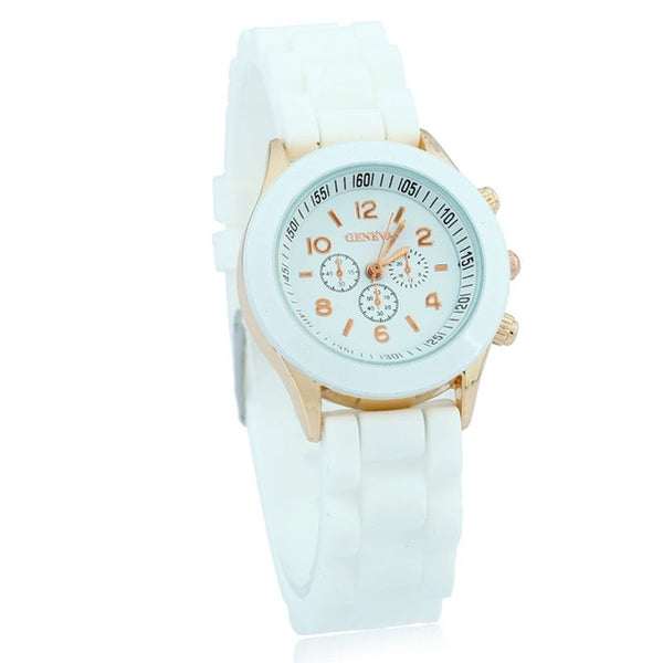 NEW High Quality MINI Women Geneva Watch Casual Silicone wristwatch woman casual dress watch New Fashion Girl