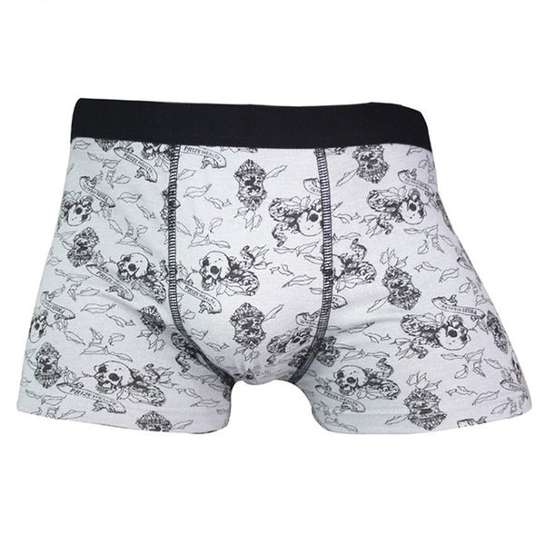 Hot sale mens underwear boxers gay cotton solid Shorts homme pull in Male panties wolf Brand Underpants cueca sexy-448E