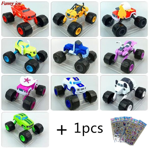 2017 Russia Deformation and flame monster machines Blaze Monster Machines monster truck car toy car children gifts