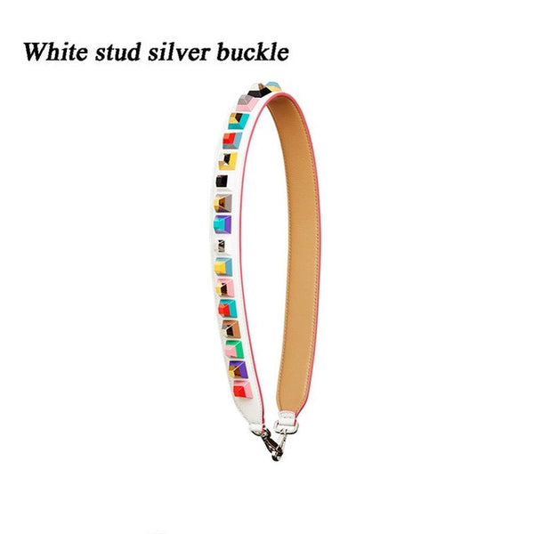 WDPOLO Strapper you rivet handbags belt strap for the bags Cow leather chic hot sell icon bag belts P1715