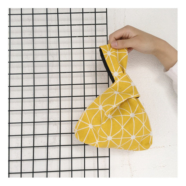 TANGIMP Cotton Wristlets Bags Women's Geometric Bolsa Feminina Lady Casual Handbag Clutch Purse Tote Wallets sac Japan Style
