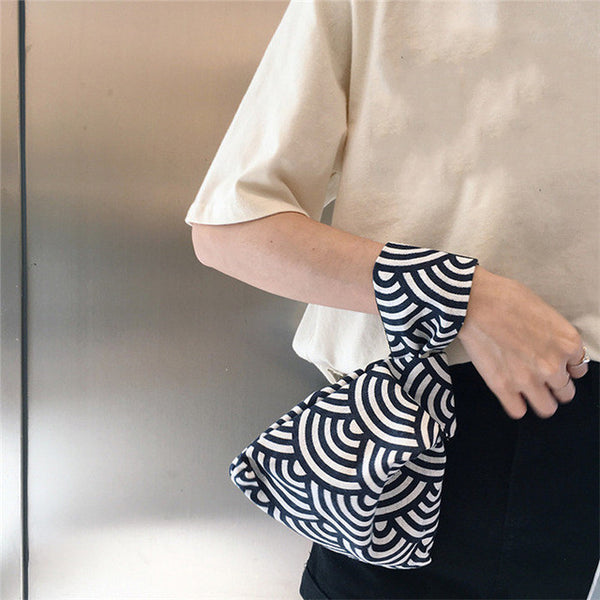 TANGIMP Cotton Wristlets Bags Women's Geometric Bolsa Feminina Lady Casual Handbag Clutch Purse Tote Wallets sac Japan Style