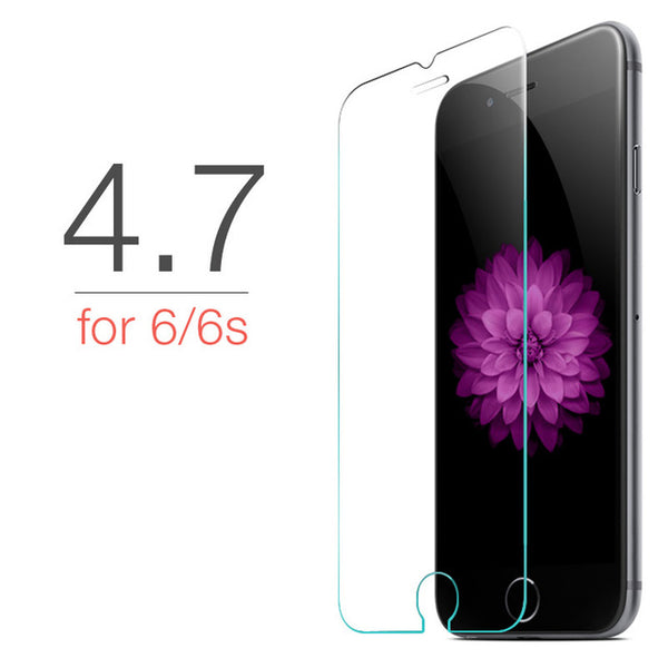 AGREAL For iPhone 7 6 6S Plus 0.3mm 9H Premium Tempered Glass For Apple iPhone 6 5S 5 SE 5C 4s Screen Protector Protective Films