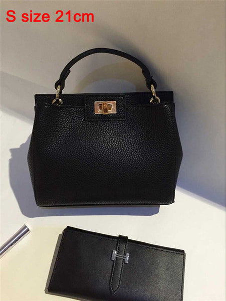 2017 Fashion new Women Leather Handbags Litchi cat ladies messenger bag crossbody bag Brand designer tote bag bolsos mujer de