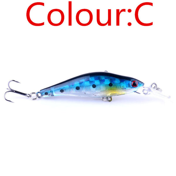 1PCS Laser Sinking Slowly Minnow Fishing Lure 8.5CM 6.5G Wobbler Artificial Fly Fishing Hard Bait Carp Crankbait Fishing FA-215