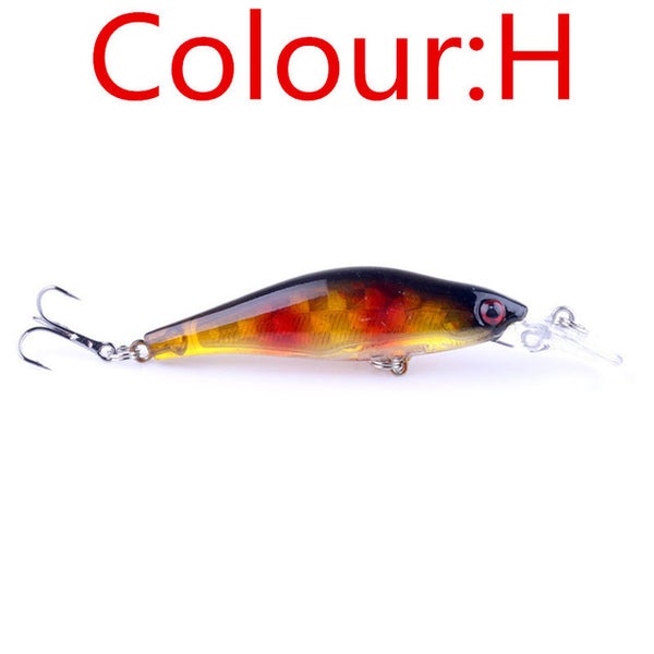 1PCS Laser Sinking Slowly Minnow Fishing Lure 8.5CM 6.5G Wobbler Artificial Fly Fishing Hard Bait Carp Crankbait Fishing FA-215