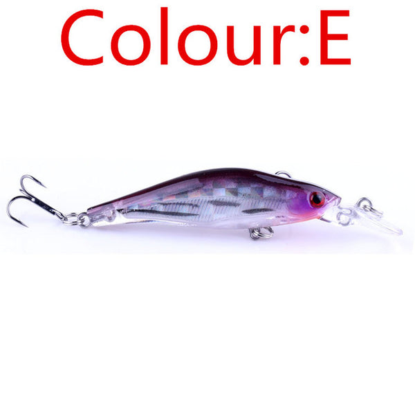 1PCS Laser Sinking Slowly Minnow Fishing Lure 8.5CM 6.5G Wobbler Artificial Fly Fishing Hard Bait Carp Crankbait Fishing FA-215