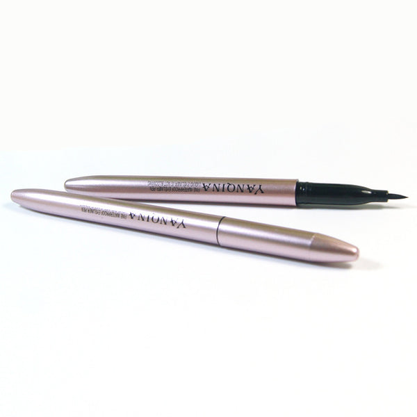 YANQINA 1 Pcs Black Long Lasting Eye Liner Pencil Waterproof Eyeliner Smudge-Proof Cosmetic Beauty Makeup Liquid Eyeliner Pen