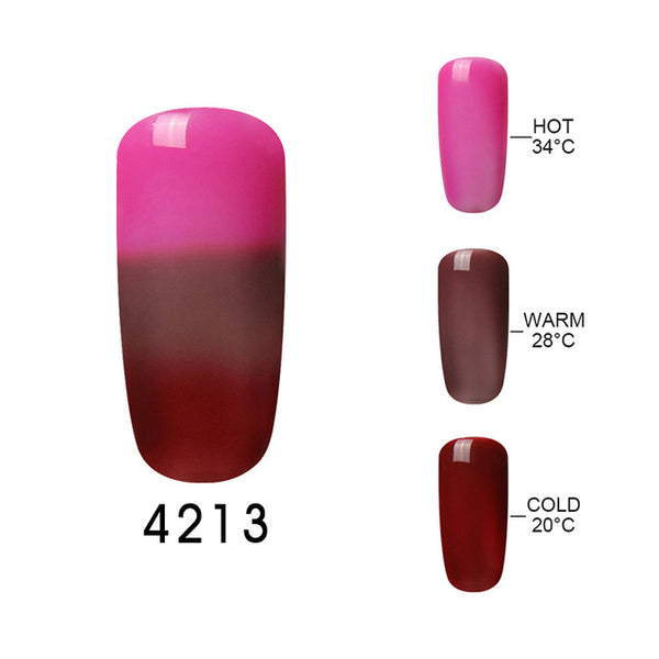 Elite99 UV Thermo Varnishes Gel Polish Soak Off Mood Color Temperature Change LED UV Gel Nail Polish 10ML/PC Gelpolish