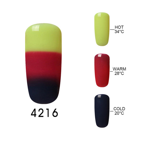 Elite99 UV Thermo Varnishes Gel Polish Soak Off Mood Color Temperature Change LED UV Gel Nail Polish 10ML/PC Gelpolish