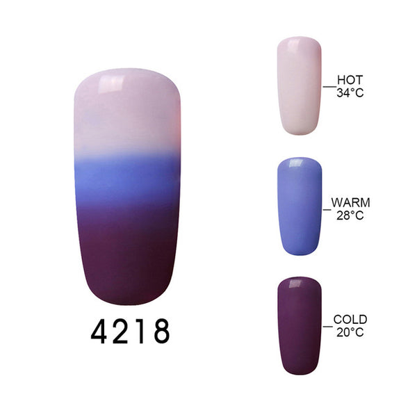 Elite99 UV Thermo Varnishes Gel Polish Soak Off Mood Color Temperature Change LED UV Gel Nail Polish 10ML/PC Gelpolish