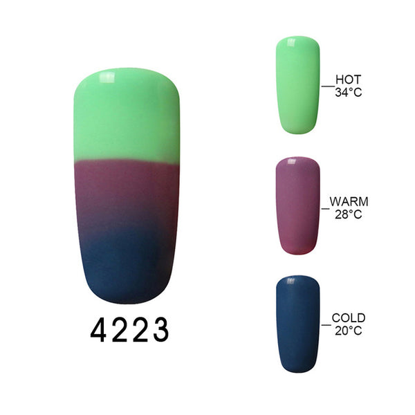 Elite99 UV Thermo Varnishes Gel Polish Soak Off Mood Color Temperature Change LED UV Gel Nail Polish 10ML/PC Gelpolish