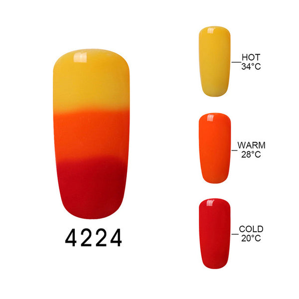 Elite99 UV Thermo Varnishes Gel Polish Soak Off Mood Color Temperature Change LED UV Gel Nail Polish 10ML/PC Gelpolish