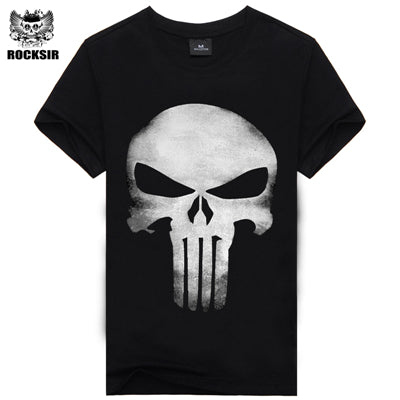 3D T Shirt Men Plus Size Cotton Tops Tee Skull Printed Short Sleeve fitness Cotton T-shirt Men Hip Hop Camisetas Brand Clothing