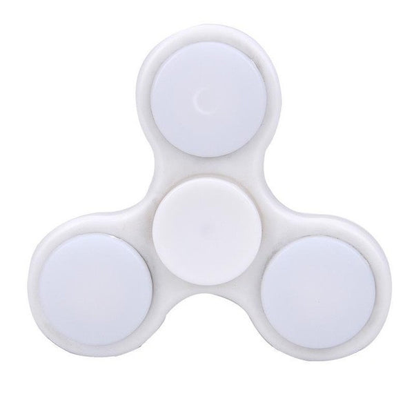 New 6 Colors LED Fidget Spinner Metal  Ceramic Bearing Spinner For Autism And ADHD Anti Stress Hand Spinner Fidget Toys For Kids