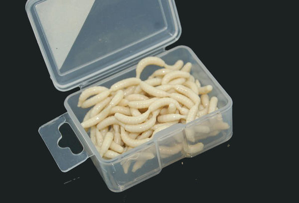 20g / Box Soft Lure Fishy Smell Earthworm Blood Worms Maggots Sea Worm Simulation Lures Artificial Bait Fishing Accessories