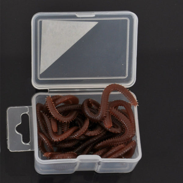 20g / Box Soft Lure Fishy Smell Earthworm Blood Worms Maggots Sea Worm Simulation Lures Artificial Bait Fishing Accessories