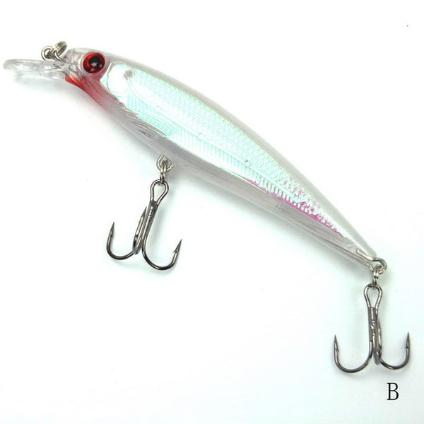 1PCS Laser Minnow Fishing Lure 11CM 13G pesca hooks fish wobbler tackle crankbait artificial japan hard bait swimbait