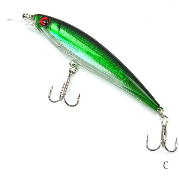 1PCS Laser Minnow Fishing Lure 11CM 13G pesca hooks fish wobbler tackle crankbait artificial japan hard bait swimbait