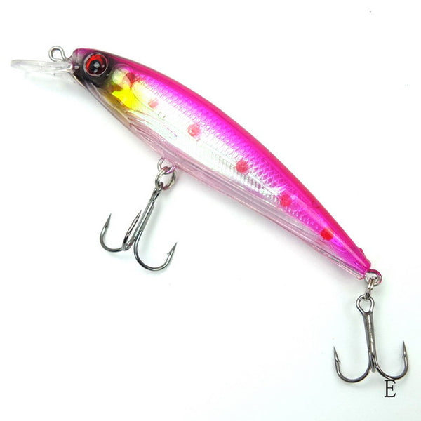 1PCS Laser Minnow Fishing Lure 11CM 13G pesca hooks fish wobbler tackle crankbait artificial japan hard bait swimbait