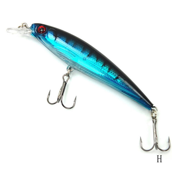 1PCS Laser Minnow Fishing Lure 11CM 13G pesca hooks fish wobbler tackle crankbait artificial japan hard bait swimbait