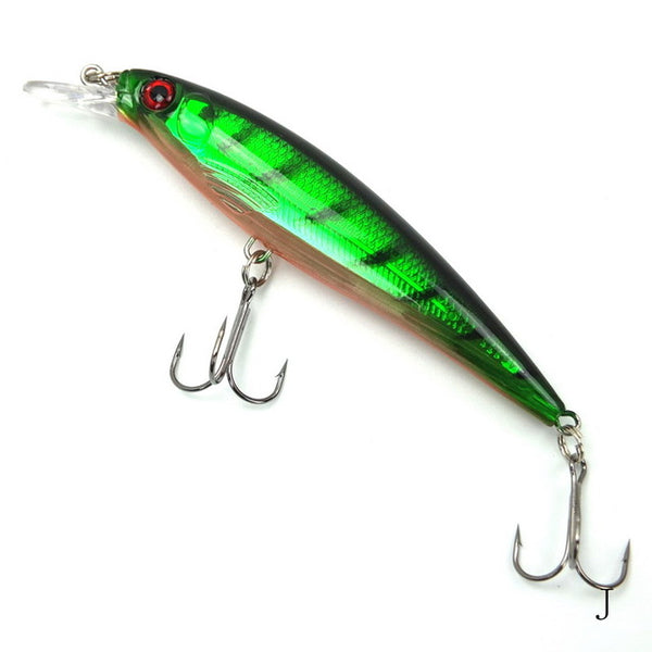 1PCS Laser Minnow Fishing Lure 11CM 13G pesca hooks fish wobbler tackle crankbait artificial japan hard bait swimbait