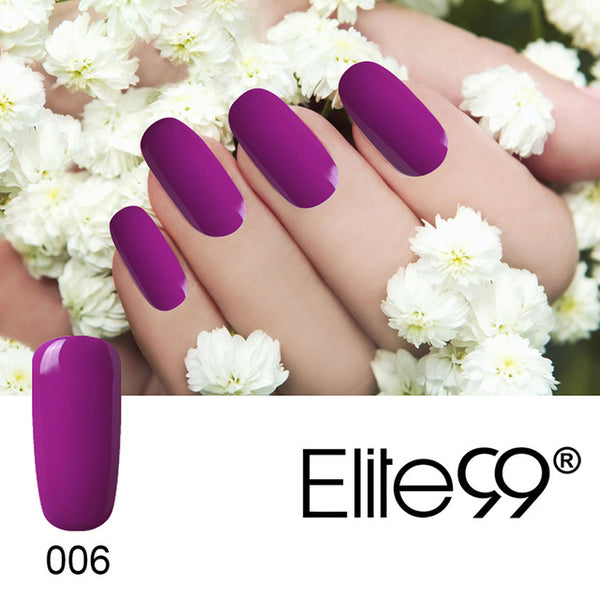 Elite99 Pink Purple UV Nail Gel Polish Soak Off Long-lasting Varnish Gel Polish Manicure Nail Art Tips Polish Design UV Gel