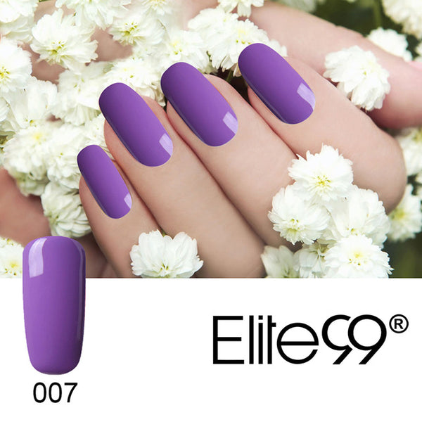 Elite99 Pink Purple UV Nail Gel Polish Soak Off Long-lasting Varnish Gel Polish Manicure Nail Art Tips Polish Design UV Gel