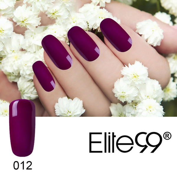 Elite99 Pink Purple UV Nail Gel Polish Soak Off Long-lasting Varnish Gel Polish Manicure Nail Art Tips Polish Design UV Gel