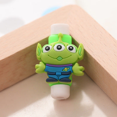 Cartoon Kawaii 8pin Cable Protector Charger USB Cable Winder For Apple IPhone 4 5 5s 6 6s 7 plus cable Protect decoration cute