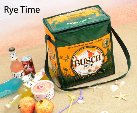 branded Thermal bag Lunch Picnic Bag Insulated Ice pack Cooler Bag Lunch Box food fresh beer wine cool shoulder bags