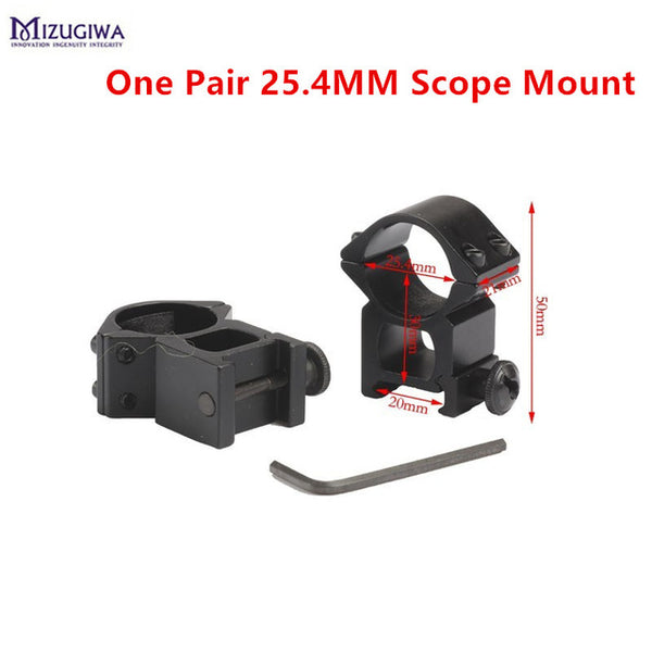 2PCS 30mm / 25.4mm Hunt Riflescope mount ring 11mm / 20MM dovetail rail high profile Low Profile for rifle scope hunting mount