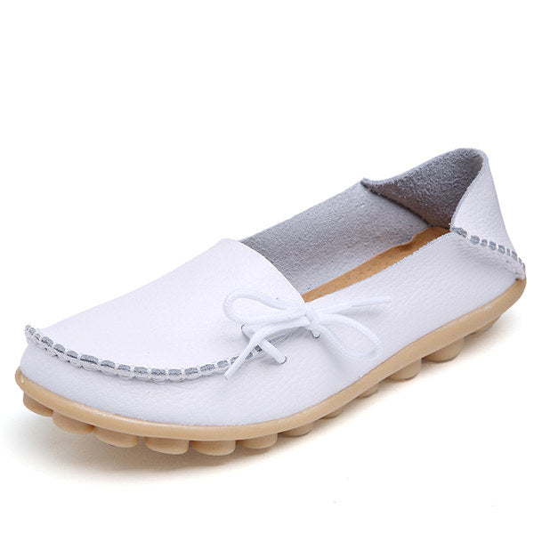 VRMARS 2017 Moccasins Women's Soft Leisure Flats Female Driving Shoes Loafers Mother Casual Shoes Woman Genuine Leather Shoes