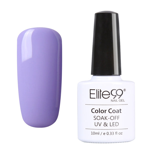 Elite99 10ml Gel Polish Pink Purple UV Colored Nail Polish Gel Varnish Long-lasting Soak Off Gel Lacquer Nail Polish