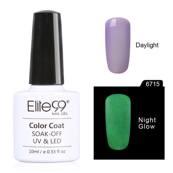 Elite99 1pcs Candy Nail Art Varnish Nail Lacquer Neon Nail Lacquer, Luminous Fluorescent Nail Polish Glow in the Dark