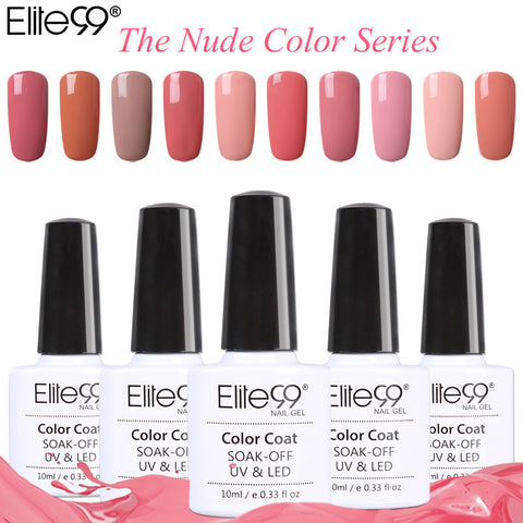 Elite99 Gel Polish Varnish UV LED Gorgeous Nude Color Series UV Gel LED Lamp Nail Art Design Hot Sale Nail Gel Lacquer