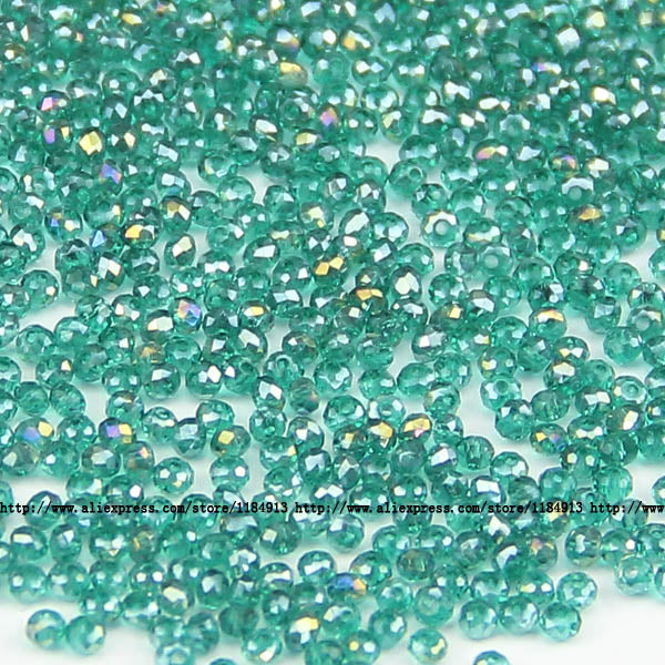 JHNBY Flat Round Shape Upscale Austrian crystals 2mm 200pcs loose beads color ball supply bracelet necklace Jewelry Making DIY