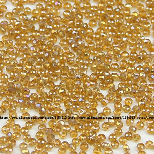 JHNBY Flat Round Shape Upscale Austrian crystals 2mm 200pcs loose beads color ball supply bracelet necklace Jewelry Making DIY