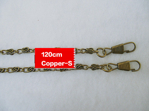 120cm Replacement Metal Chain For Shoulder Bags Handle Crossbody Handbag Antique Bronze Tone  DIY Bag Strap Accessories Hardware