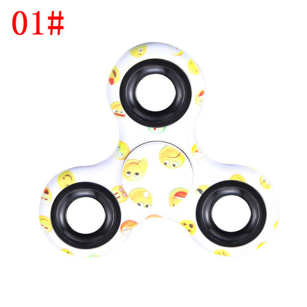 Plastic EDC Fidgets Hand Spinner For Autism and ADHD Children Adults Focus Keep Hands Busy High Quality Tri-Spinner Fidget Toy