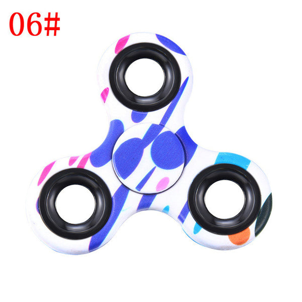 Plastic EDC Fidgets Hand Spinner For Autism and ADHD Children Adults Focus Keep Hands Busy High Quality Tri-Spinner Fidget Toy