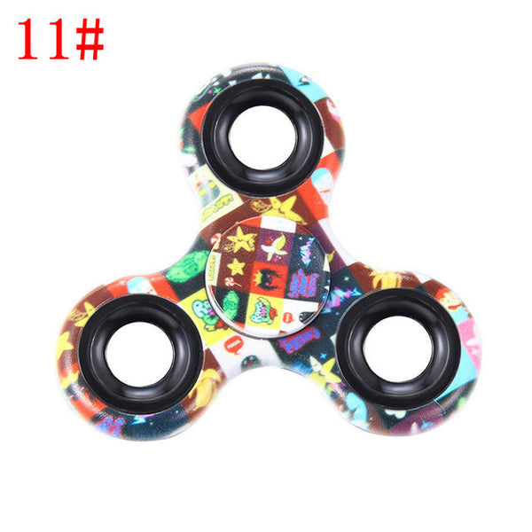 Plastic EDC Fidgets Hand Spinner For Autism and ADHD Children Adults Focus Keep Hands Busy High Quality Tri-Spinner Fidget Toy