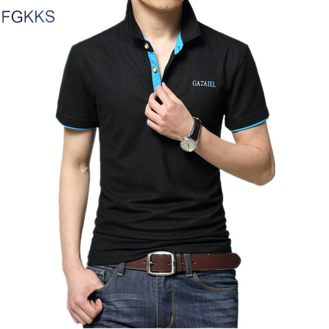 FGKKS 2017 Brand New Summer Men Polo Shirt Casual Cotton Short Sleeve Male Polo Dress Men Brand Clothing Polo Homme Shirts