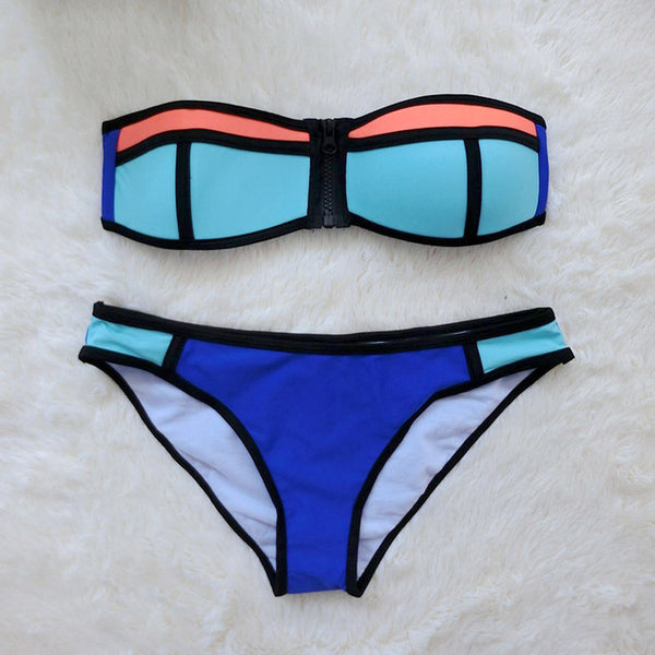 Sexy women swimsuit bikini set push up 2017 nylon brazilian beach female swimwear summer sport swim wear bathing suit biquini