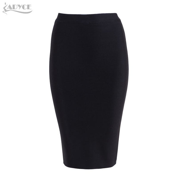 2017 new women sexy bodycon skirt knee-length bandage skirt  khaki  blue red white black unde celebrity skirt wholesale