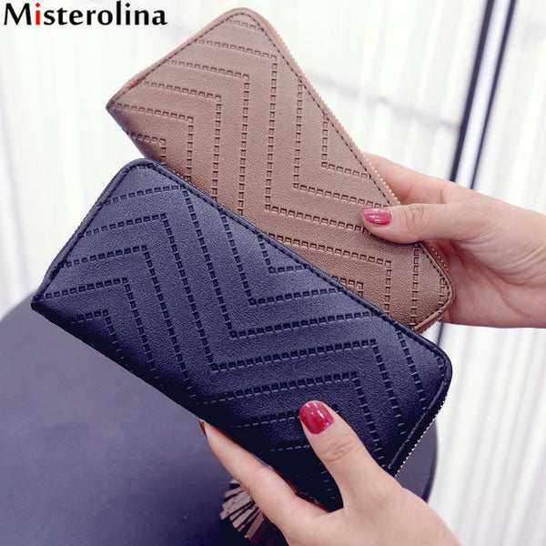 Women Day Clutches Long Wallet Lady Leather Wallet Clutch Checkbook Purse Tassel Purse Women Long Leather Wallet