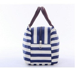 2017 lunch bag Oxford Thermal Food Picnic Lunch Bags for Women kids Men Lunch Box Bag Tote handbag item organizer bold stripe