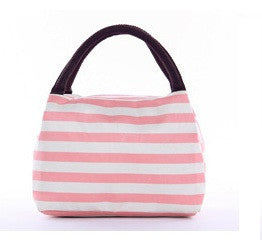 2017 lunch bag Oxford Thermal Food Picnic Lunch Bags for Women kids Men Lunch Box Bag Tote handbag item organizer bold stripe