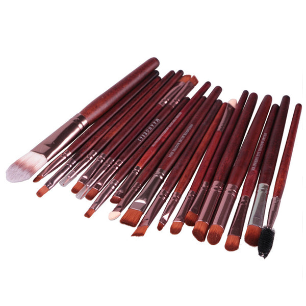 20Pcs Rose gold Makeup Brushes Set Pro Powder Blush Foundation Eyeshadow Eyeliner Lip Cosmetic Brush Beauty Make up Brushes Tool